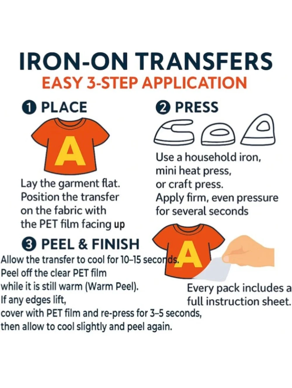 Happy Secret 8 Sheets Iron On Letters & Graphics Heat Transfer Stickers NWT